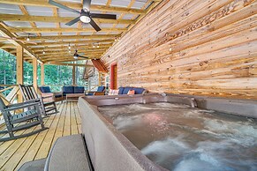 North Georgia Mtn Escape w/ Hot Tub & Games!