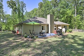 Idyllic Eatonton House w/ Patio + Lake Access!!