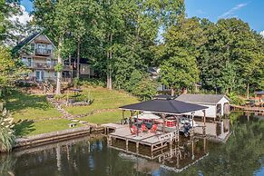 Lakefront Home w/ Entertainment Space & Dock!