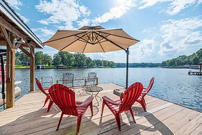 Lakefront Home w/ Entertainment Space & Dock!