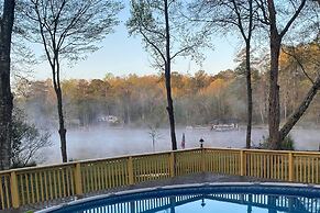 Lakefront Sparta Home w/ Private Pool & Dock!