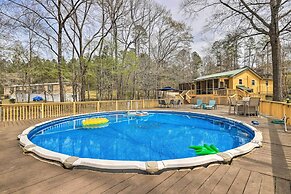 Lakefront Sparta Home w/ Private Pool & Dock!