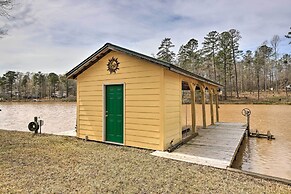Lakefront Sparta Home w/ Private Pool & Dock!