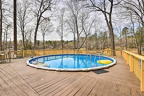 Lakefront Sparta Home w/ Private Pool & Dock!