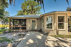 Private Dock + Fire Pit: Riverfront Darien Cottage