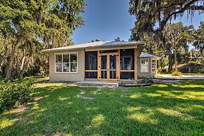 Private Dock + Fire Pit: Riverfront Darien Cottage