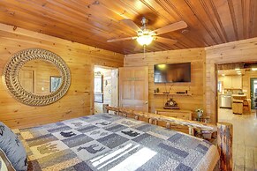 Riverfront Helen Cabin w/ Hot Tub & Deck!