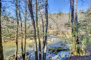Riverfront Helen Cabin w/ Hot Tub & Deck!