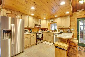 Riverfront Helen Cabin w/ Hot Tub & Deck!