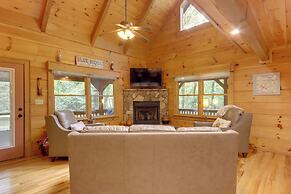 Blue Ridge Cabin Rental w/ Hot Tub & Creek Access!