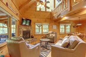 Blue Ridge Cabin Rental w/ Hot Tub & Creek Access!