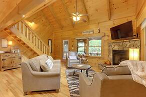 Blue Ridge Cabin Rental w/ Hot Tub & Creek Access!