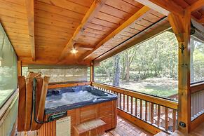 Blue Ridge Cabin Rental w/ Hot Tub & Creek Access!