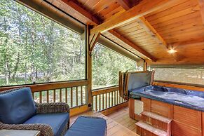 Blue Ridge Cabin Rental w/ Hot Tub & Creek Access!