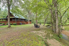 Blue Ridge Cabin Rental w/ Hot Tub & Creek Access!