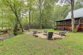 Blue Ridge Cabin Rental w/ Hot Tub & Creek Access!