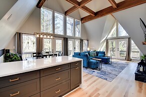 Spacious & Newly Remodeled A-frame w/ 2 Decks