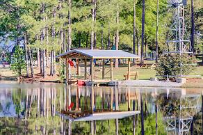 Georgia Farmhouse: Lake Access, Private Beach