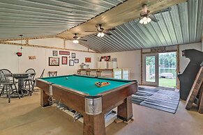 Lakeside Living: Sparta Retreat w/ Game Room!
