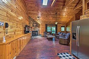 Cozy 'sunset View' Cabin w/ Hot Tub & Game Room!