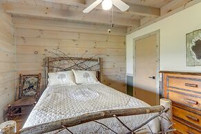Cozy Cherry Log Cabin w/ Hot Tub & Mountain Views!