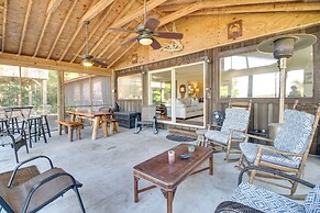 Waterfront Baisden's Bluff Home w/ Dock & Views!