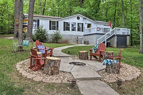 Lakefront Sparta Home: Fire Pit, Dock & Kayak