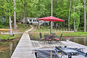 Lakefront Sparta Home: Fire Pit, Dock & Kayak