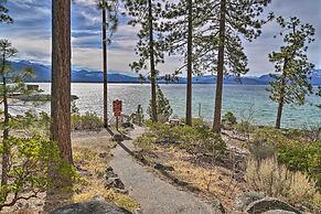 Deck & Beach Access: Lake Tahoe Shoreside Retreat!