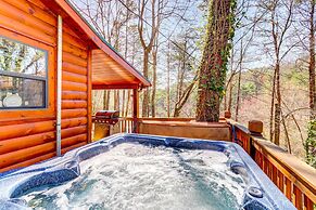 Lakefront Blue Ridge Cabin w/ Hot Tub!