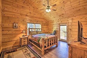 Private Cabin w/ Furnished Porch on < 3 Acres!