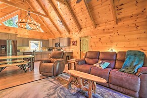 Private Cabin w/ Furnished Porch on < 3 Acres!
