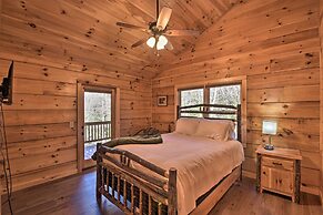 Private Cabin w/ Furnished Porch on < 3 Acres!