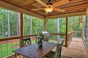 Summerville Getaway w/ Deck + On-site Creek!