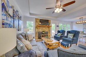 Waterfront Sparta Home w/ Game Room & Fire Pit!