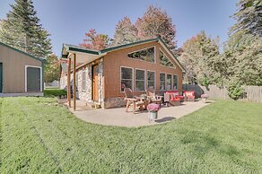 Lakefront Kalkaska Cottage w/ Fire Pit!