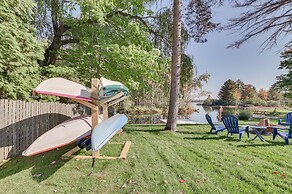 Lakefront Kalkaska Cottage w/ Fire Pit!