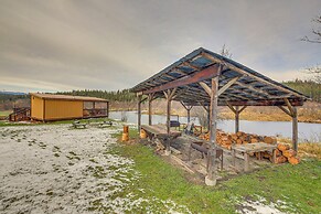 Bonners Ferry Cabin w/ Wraparound Deck & Views!