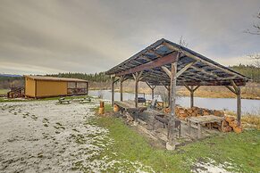 Bonners Ferry Cabin w/ Wraparound Deck & Views!