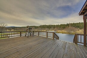 Bonners Ferry Cabin w/ Wraparound Deck & Views!