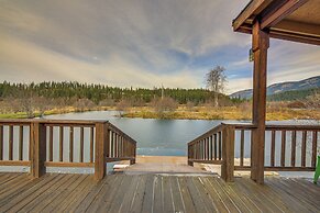 Bonners Ferry Cabin w/ Wraparound Deck & Views!