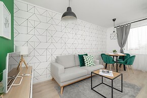 White and Green Apartment by Renters