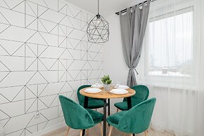 White and Green Apartment by Renters