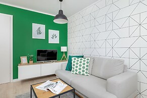 White and Green Apartment by Renters