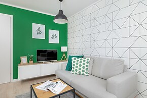 White and Green Apartment by Renters