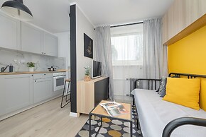 Yellow and Grey Studio by Renters