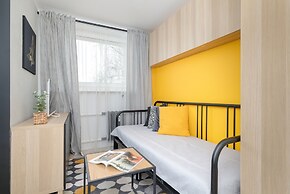 Yellow and Grey Studio by Renters