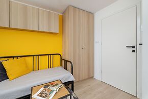 Yellow and Grey Studio by Renters