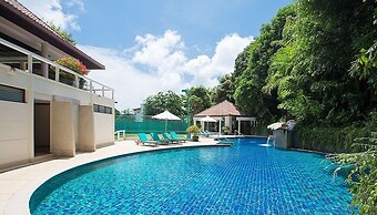 Katamanda Villa Chanti pool with gardens near Kata beach