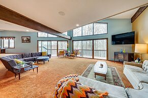 Eclectic Hubertus Home w/ Game Room & Fire Pit!